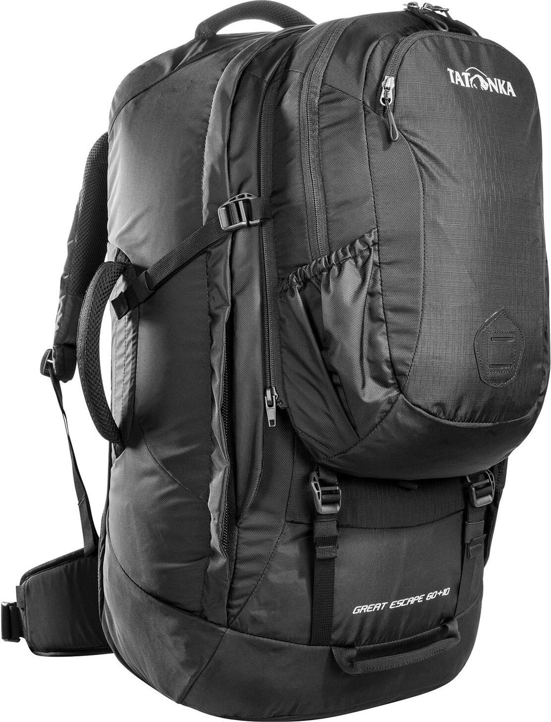 Sac à Dos Tatonka Great Escape 60+10 Litres - Noir - Neuf