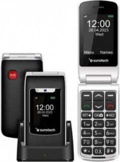 Sunstech CELT23BK Mobilný telefón pre seniorov/ čierny
