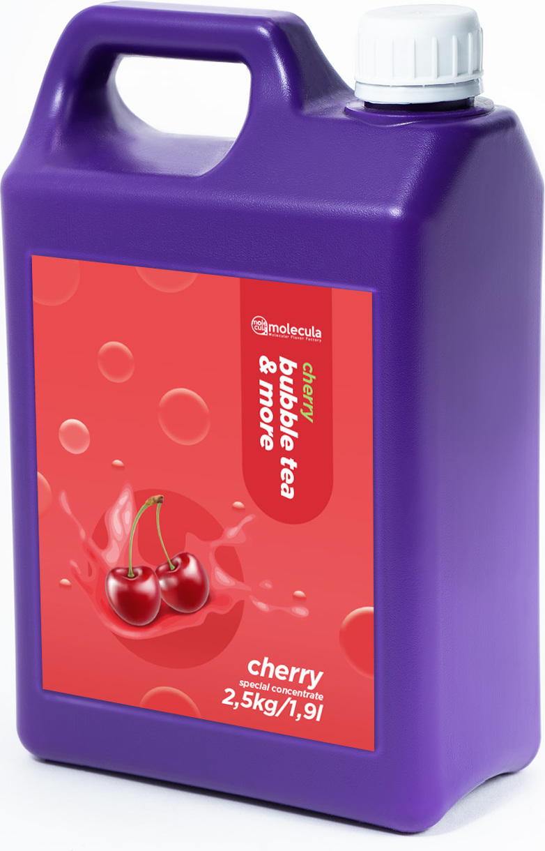 Molecula SIRUP FÜR BUBBLE TEA 2,5 l KONZENTRAT-SAFT-KIRSCHE