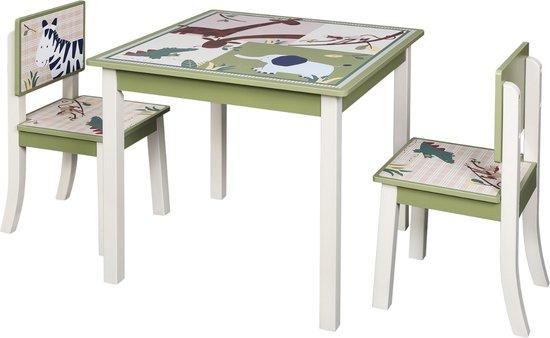 OEM Holztisch mit 2 Stühlen Dierenmuster für Kinder 2026