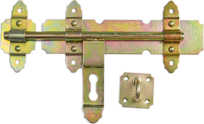 DMX - Bolzenriegel schwer mit befestigter Schlaufe - WCZ