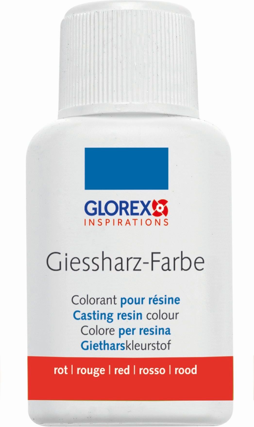 Selva 395,00 / 1 l Gießharz-Farbe rot, 20ml