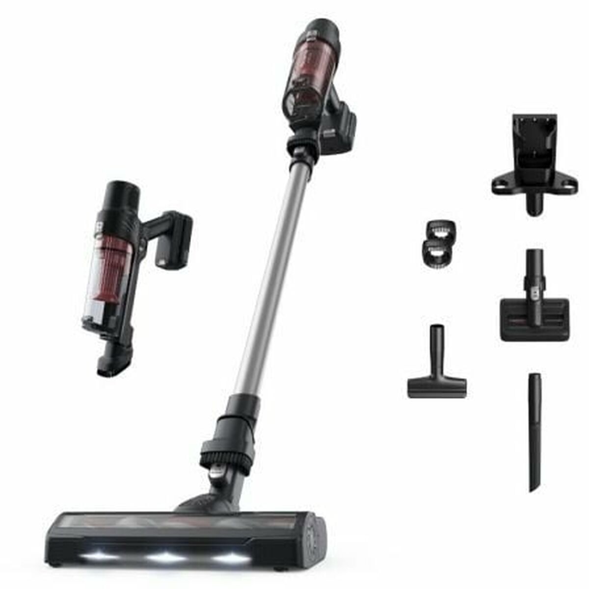 Rowenta X-Pert 7.60 RH6A71 akumulátorový vysávač Hliník, červený Bezvreckový