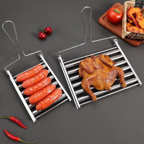 OEM Hot Dog Roller 6 Rollen für 5 Würstchen - Gleichmäßig gebräunte Würstchen - Camping Grill Zubehör 2026