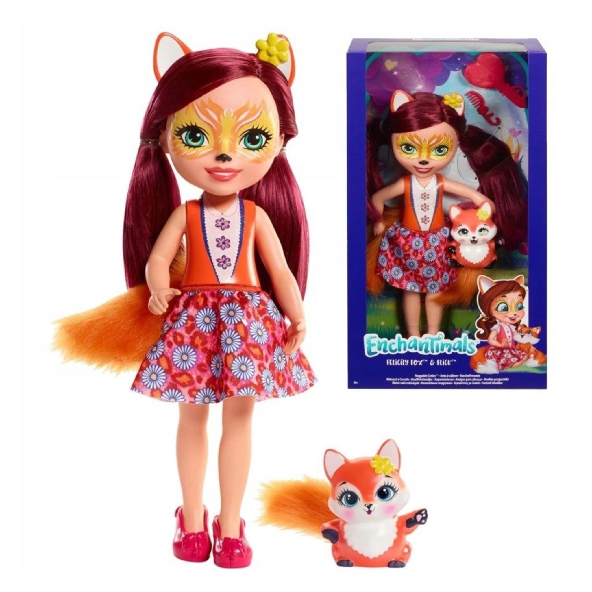 Enchantimals Coffret L’Atelier de Peinture de mini-poupée Felicity