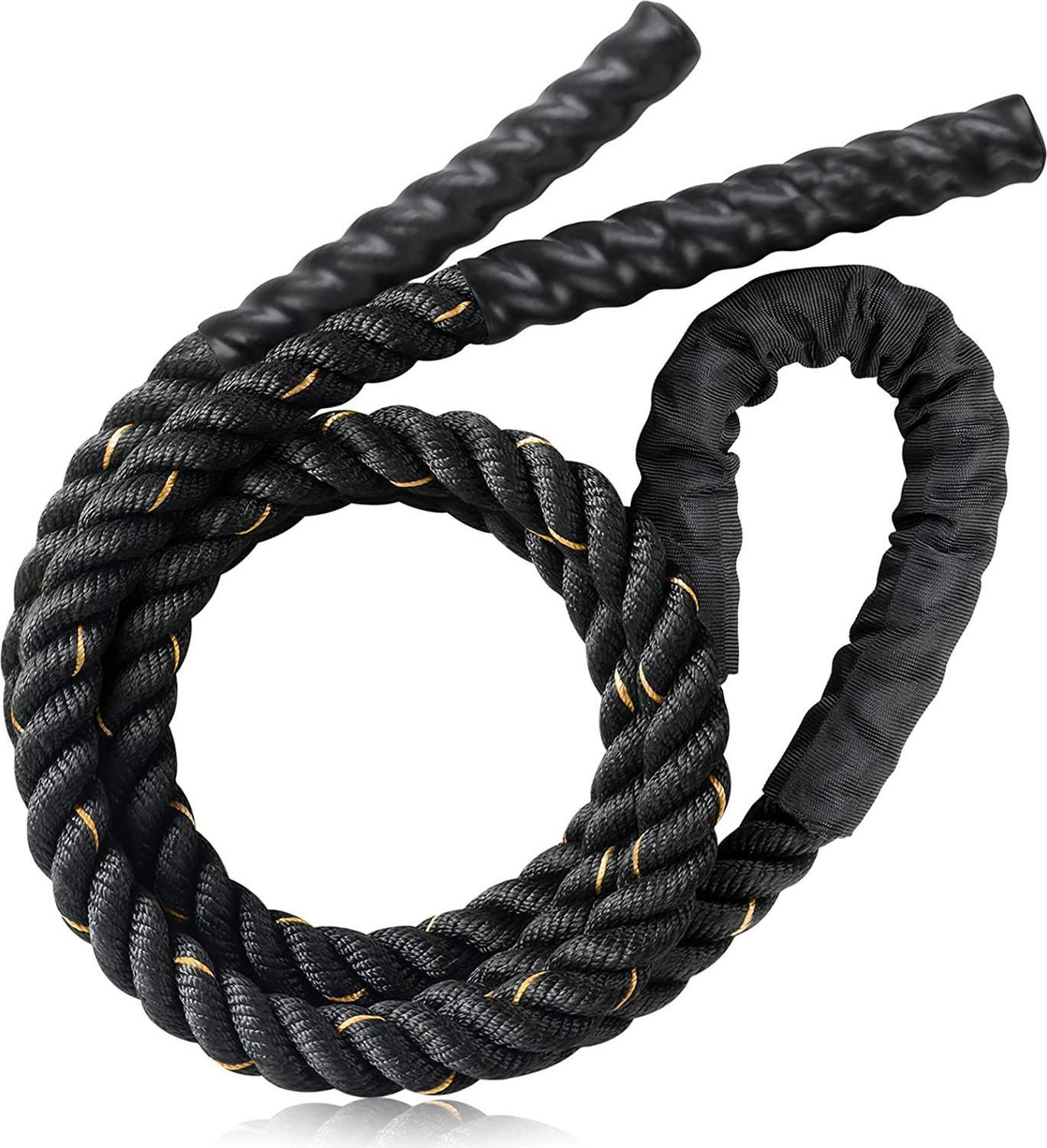 Fokelyi Gewichtetes Springseil für Fitness – 3 Meter langes, schweres Battle Rope für Übungen, 1,4 kg schweres Trainingsseil für Frauen und Männer, Springseil für Fitnessstudio-Training und Heimtraining KAU-ED-LYS-PH-20251125-64