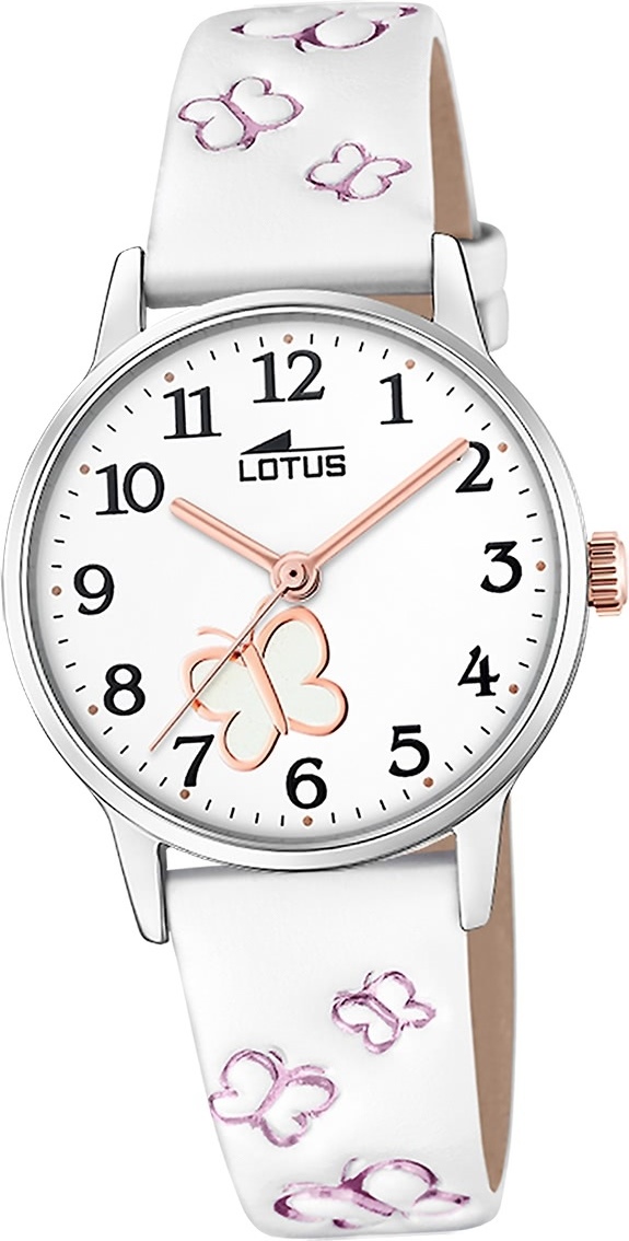Lotus detské hodinky z kože biele Lotus Classic náramkové hodinky D2UL18864/1