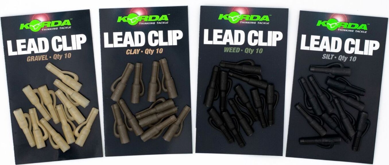 Korda Safe Zone Lead Clips - 10 Bleiclips, Farbe:Silt KLCSS