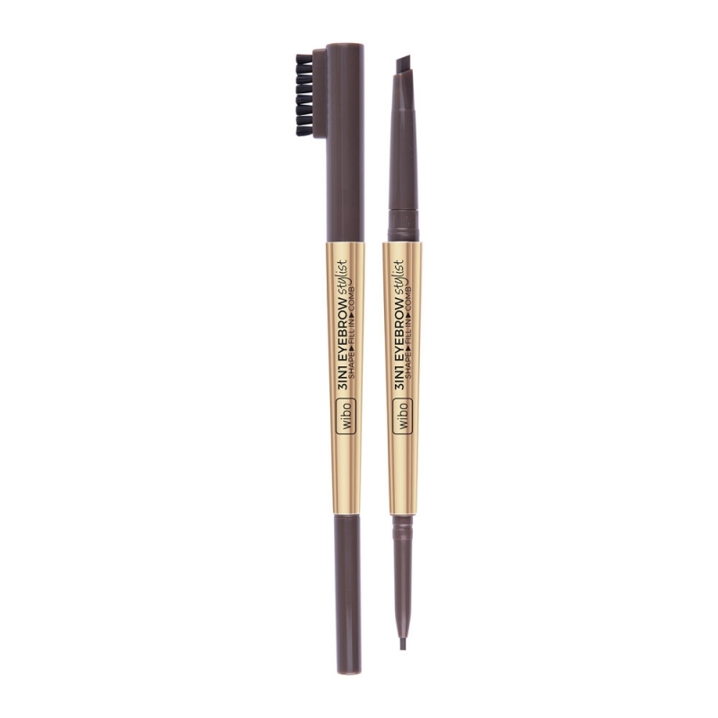 Wibo 3-in-1 Eyebrow Stylist Dark No. 2