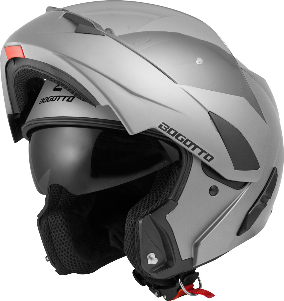 Bogotto V280 Klapphelm, silber, XS BGT-05-MH-025-110-XS