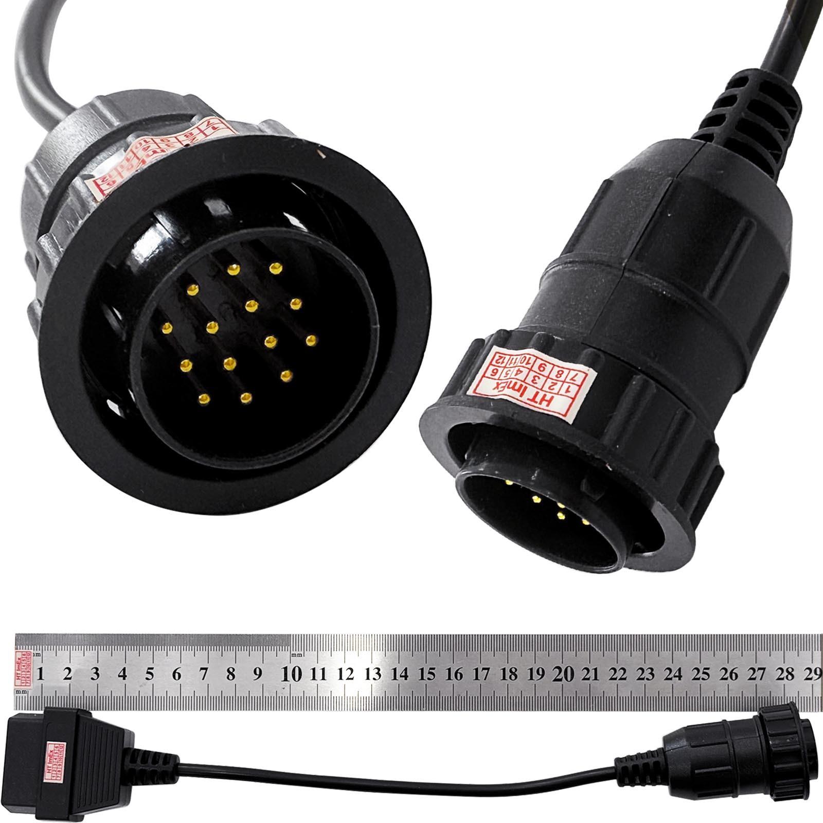 HT ImEx OBD2 Diagnose Adapter 16Pin auf 14Pin kabel Fehlerdiagnose Kabel kompatibel mit VW LT