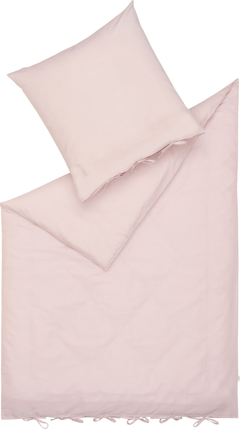 ESPRIT home Bettwäsche Join rosè 155x220 + 80x80cm