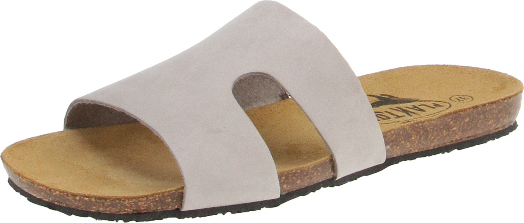 plakton 575444 Mam Pali Nobuck - Damen Schuhe Pantoletten - Perla, Größe:41 EU 575444 Mam Pali Nobuck-41Perla