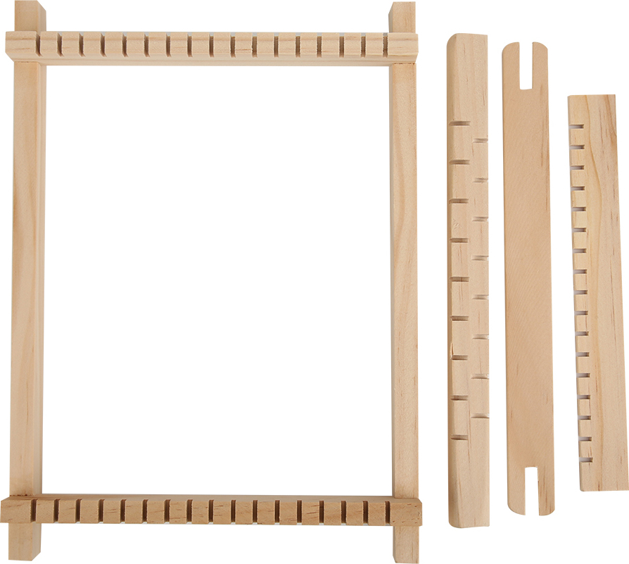 Cocosity Holz-Webmaschine,Traditionelle Webmaschine,Holzwebstuhl,DIY-Webmaschine,Schal-Webmaschine