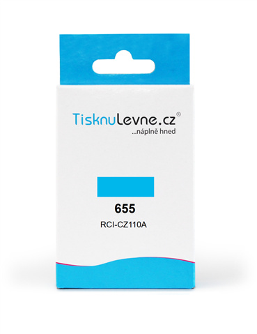 Zásobník TisknuLevne.cz.655 CZ110A (Azure)