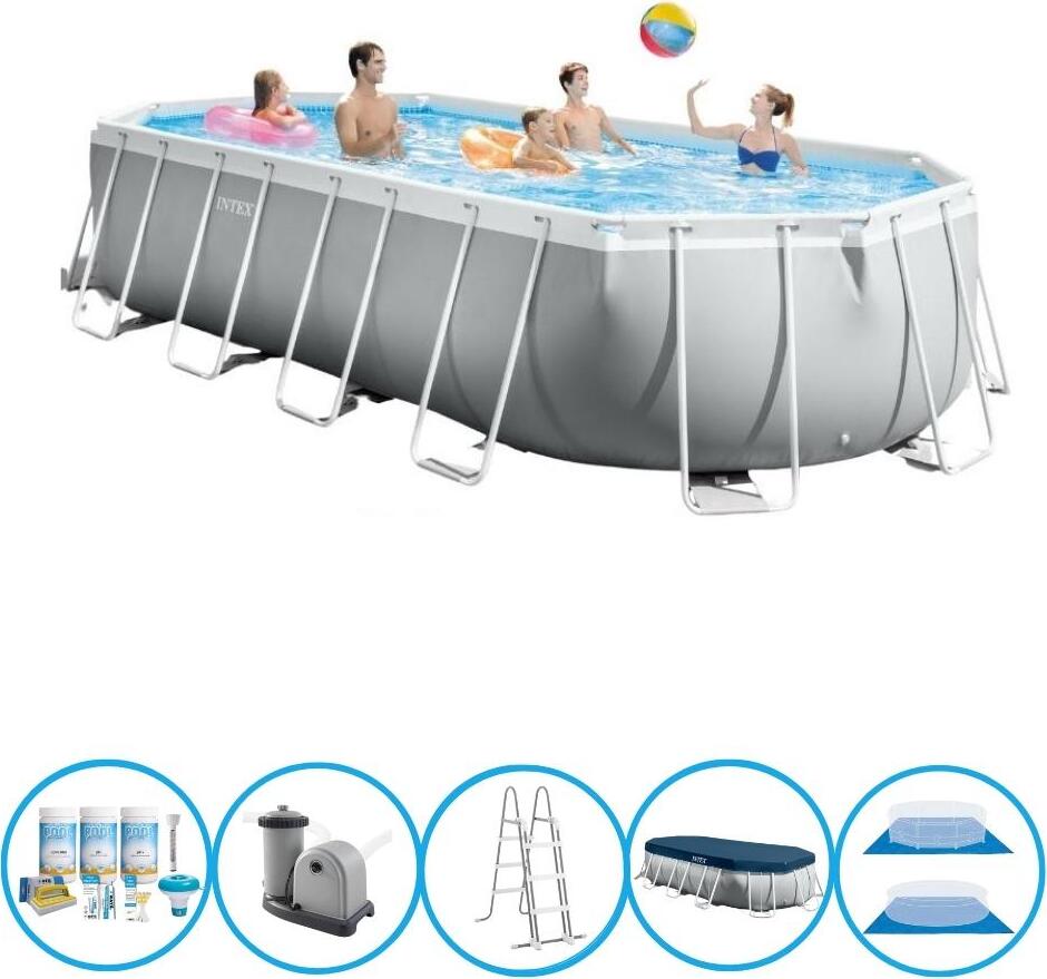 Intex Pool Prism Frame - balenie bazéna - 610x305x122 cm