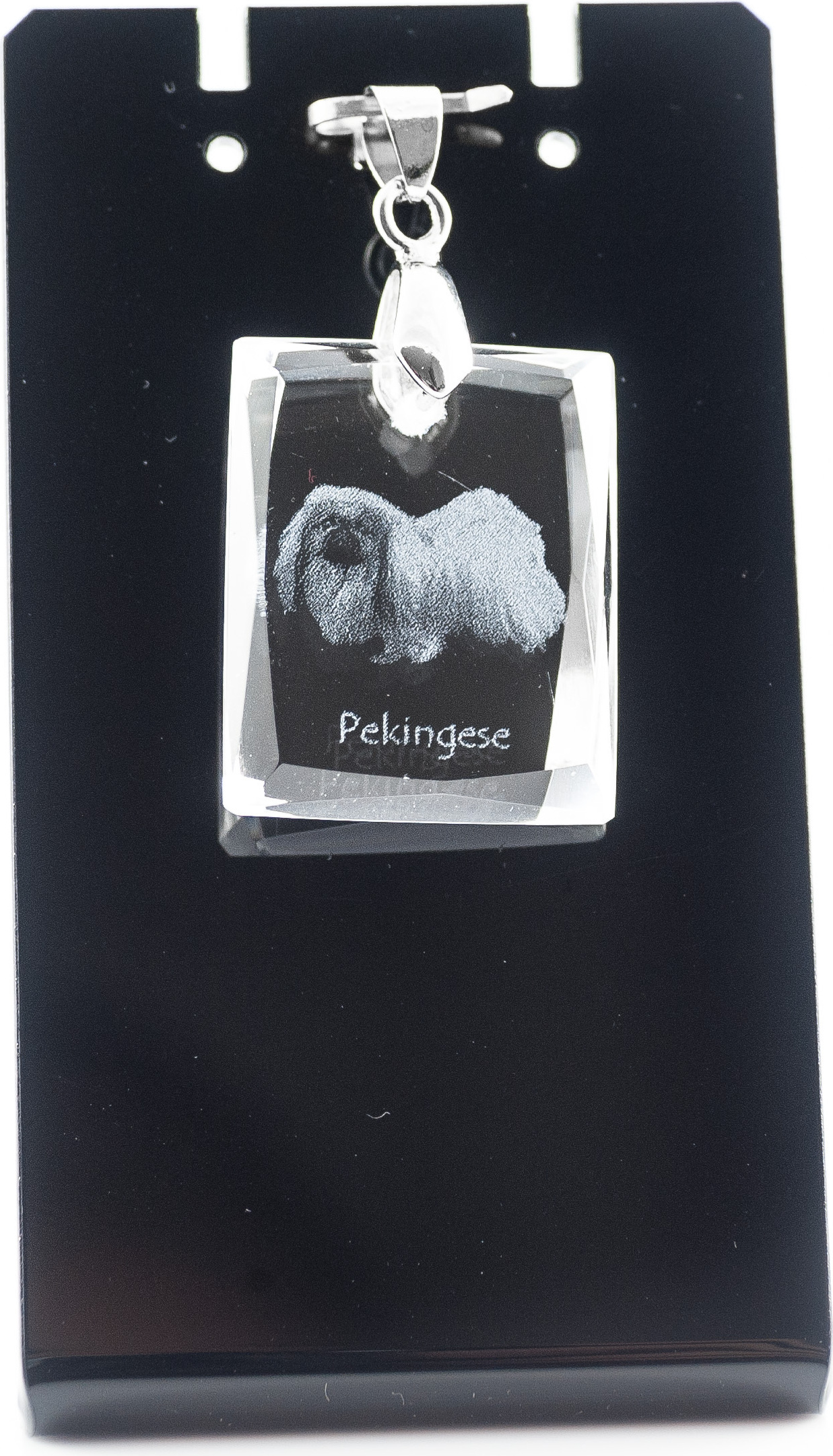 Pekingese, Pekinese, Peking-Palasthund - Kristallanhänger für Hunde, Foto-Halskette, einzigartiger Schmuck von Art-Dog