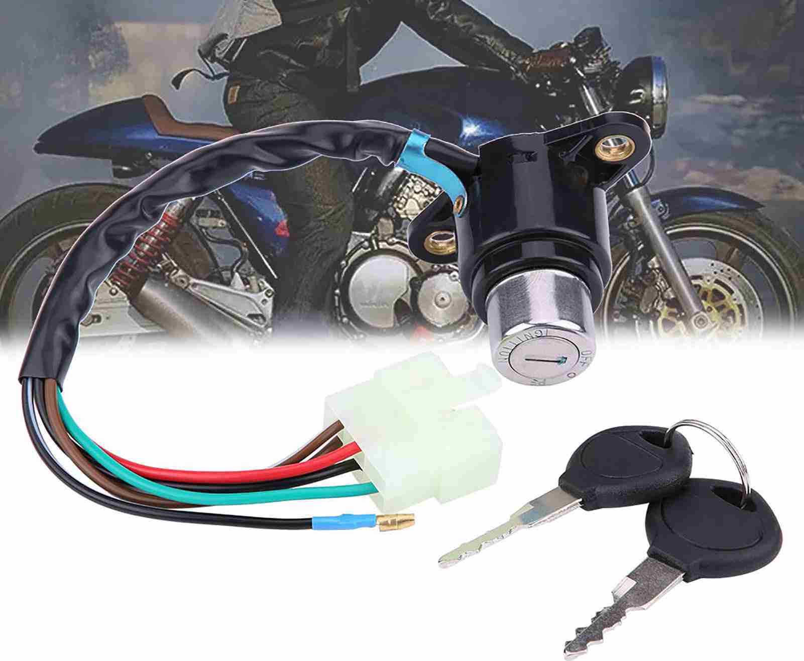 Gistuch Zndschloss fr Honda CB/CM 400/450 - Einschlie?lich entriegeltem Schlssel - Passend fr Motorr?der