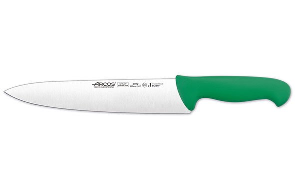 Kochmesser Arcos Farbe - Prof 292221 aus Nitrum-Edelstahl und mango ergonomisches Polypropylen und 25 cm Klinge, Vitrine