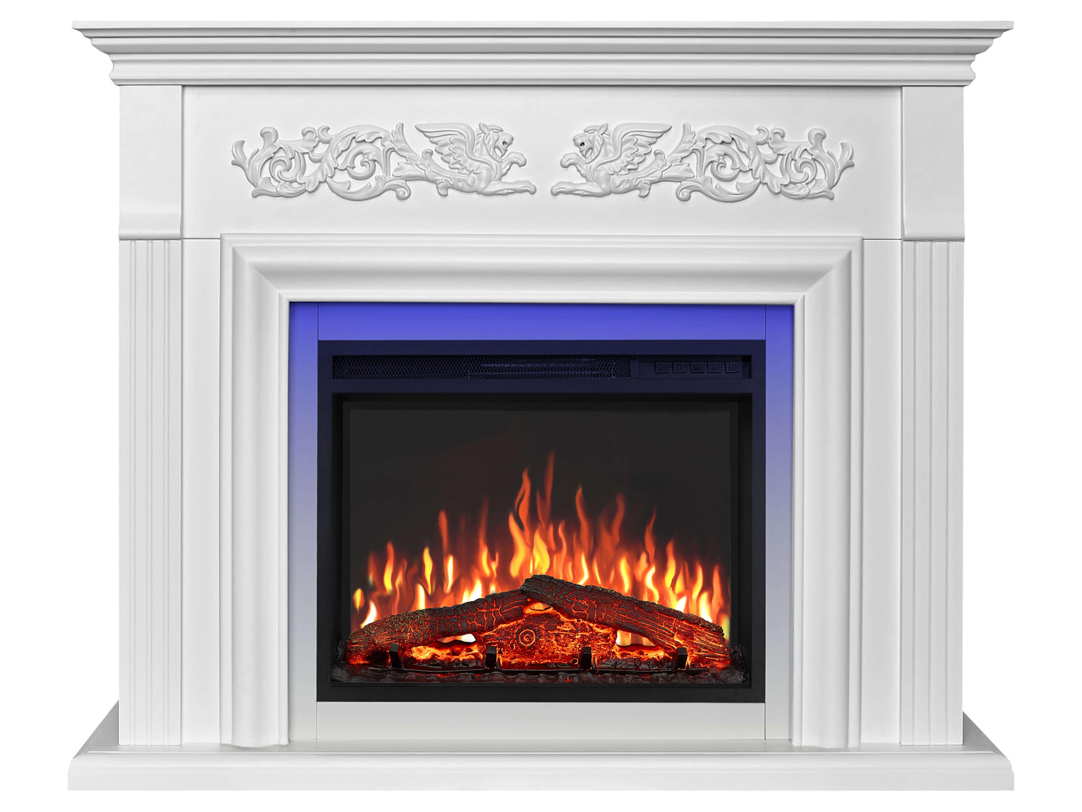 Elektrokamin ArtiFlame Monferrato AF24 Weiß mit LED-Beleuchtung Monferrato AF24 WT