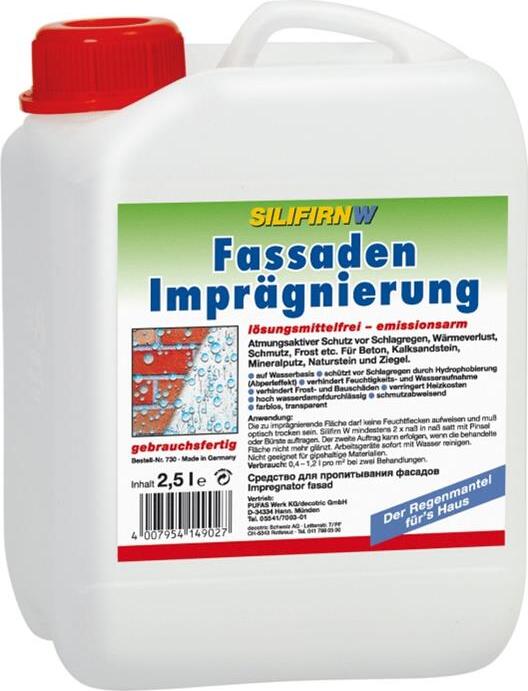 PUFAS Fassaden-Imprägnierung Silifirn W 2,5 L 14902000