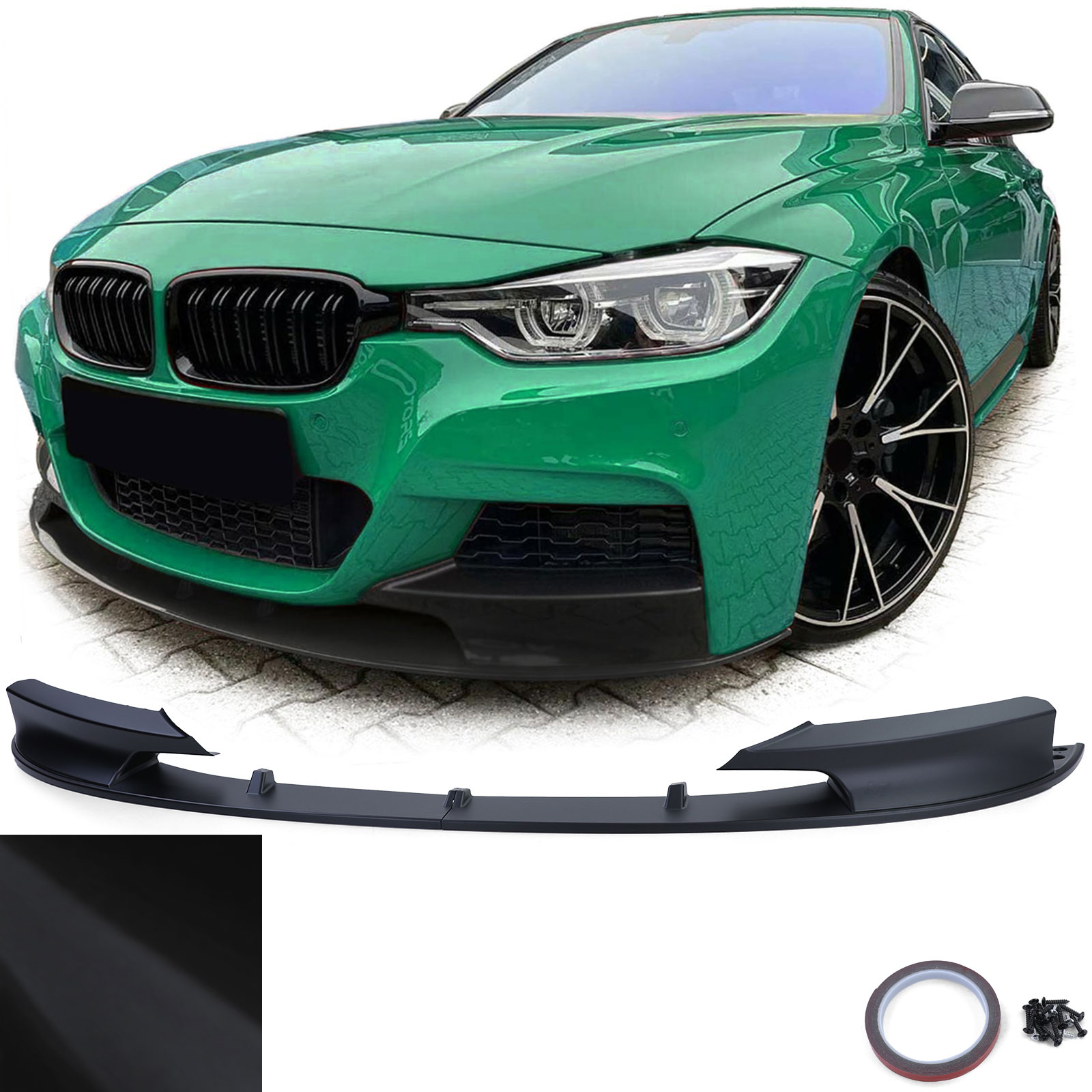Auto Frontlippe Frontspoiler für BMW 3 Series G20 G21 M Sport 2019