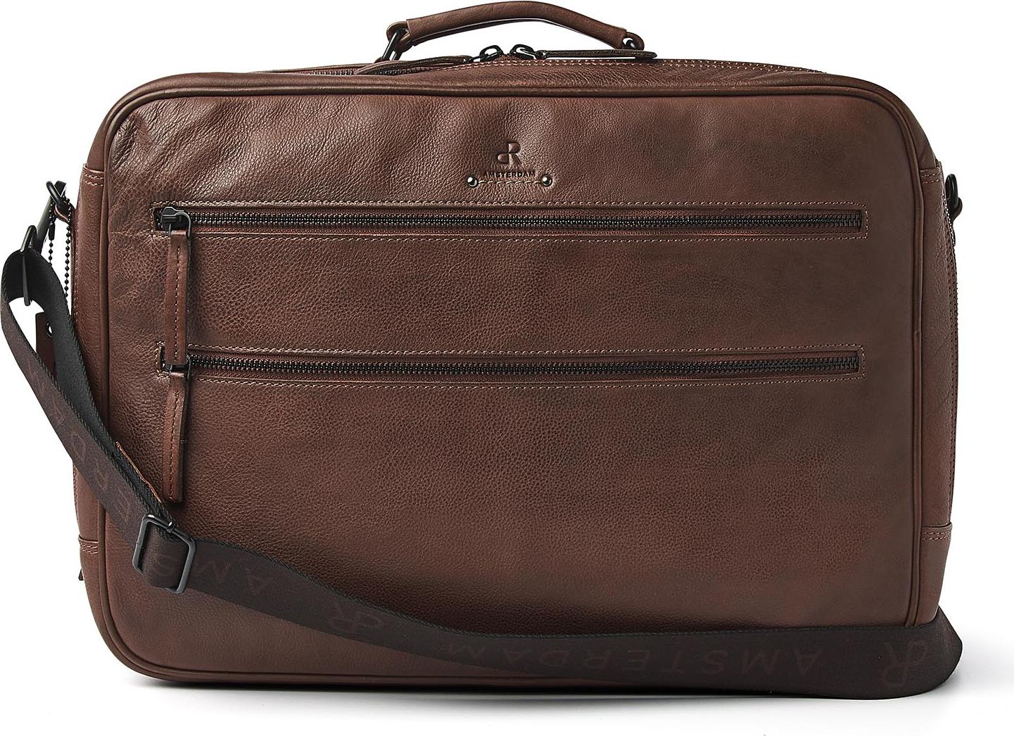 dR Amsterdam Weekender / Business Tasche Kombi | Lederne Weekender | Leder-Weekender | Weekender Herren Leder | Weekend Business Tasche | Weekender Damen Leder | Geräumige Leder-Weekender | Stilvolle Leder-Weekender | Reisetasche Leder Herren Damen | Handgepäck Tasche Leder | 933784 933783