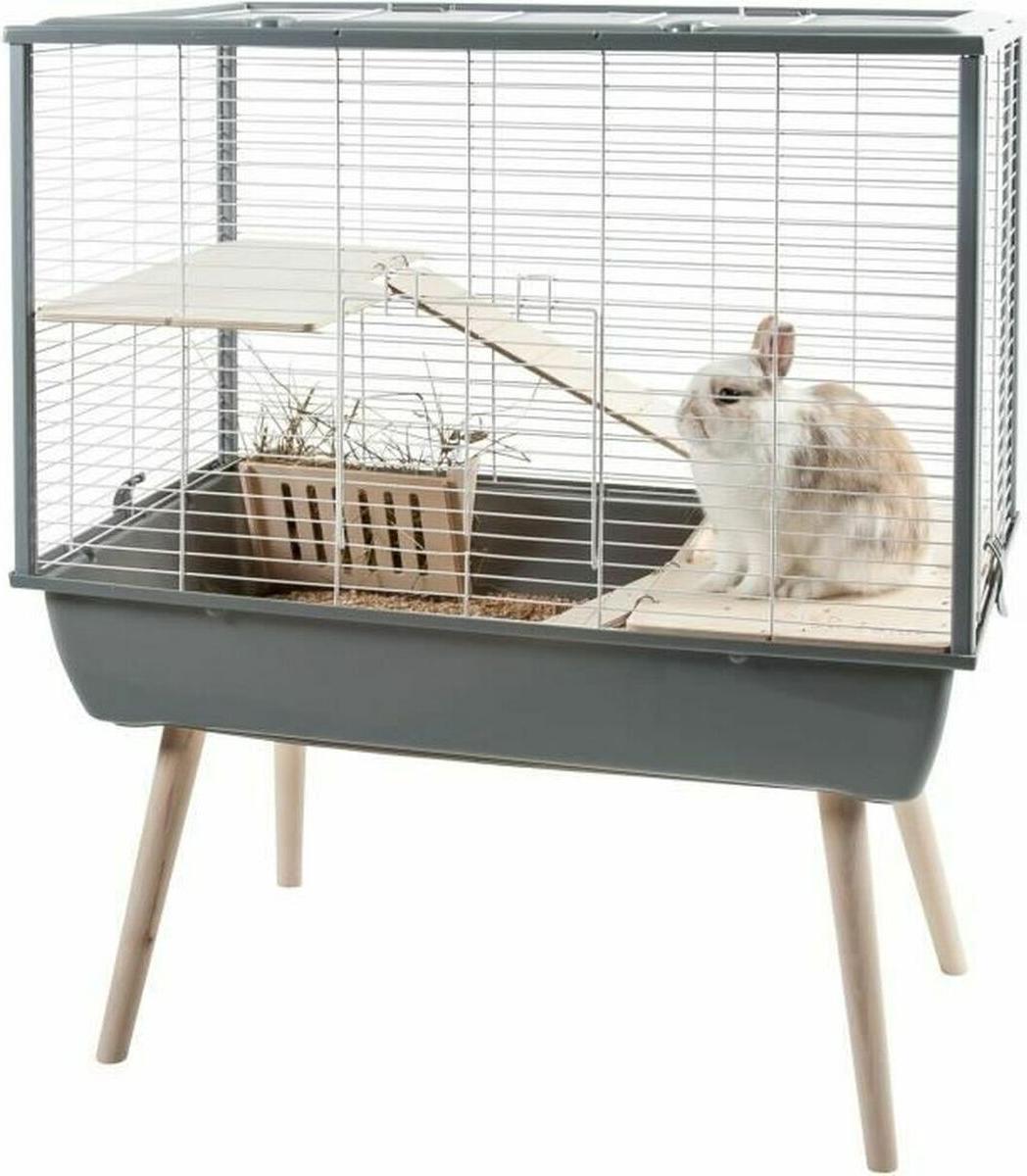 Zolux Madera Metall-Kunststoffkäfig 27 x 58 x 48 cm 78 x 81 x 48 cm (1 Stück) Neo Muky Käfig für große Nagetiere H58