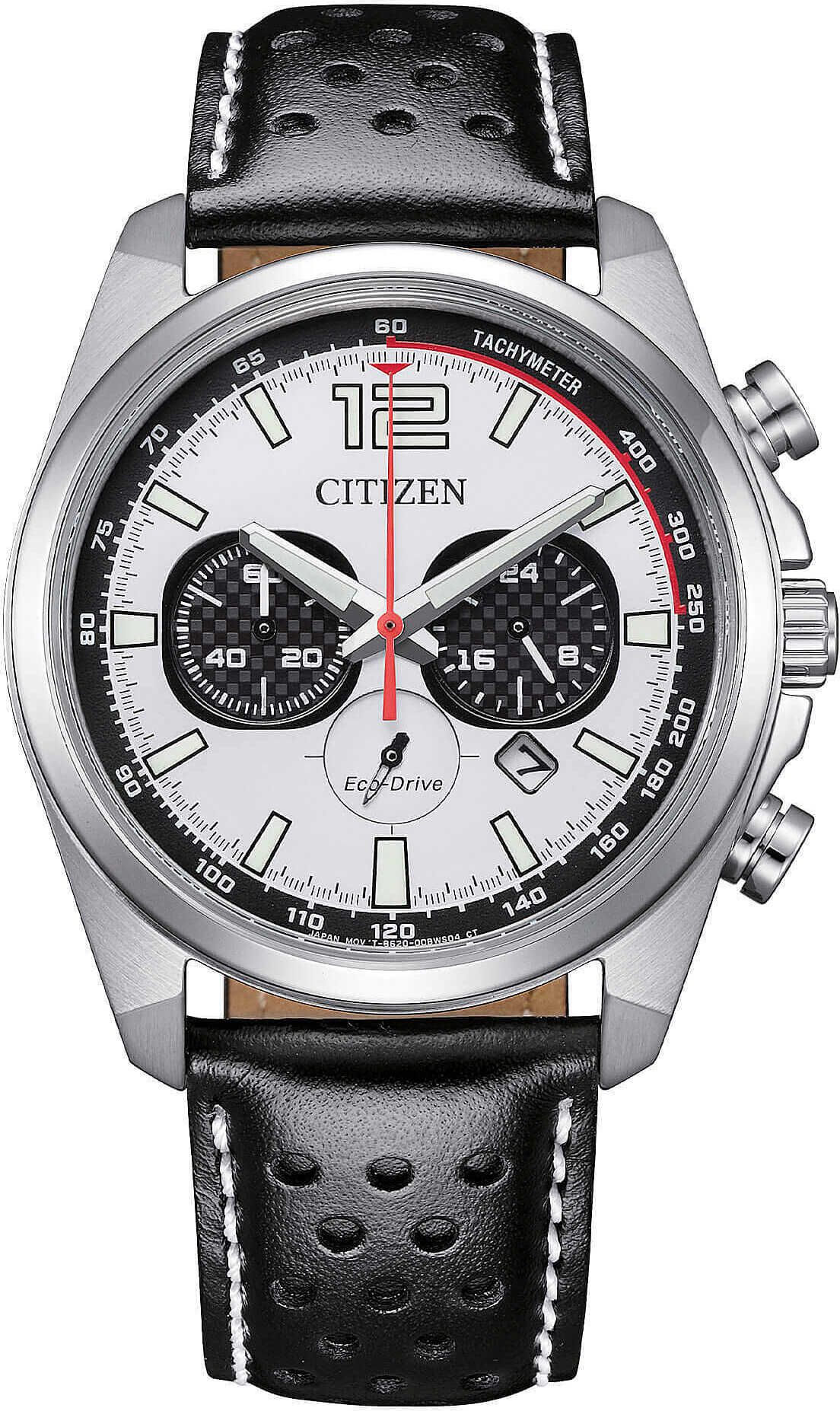 Chronograph Citizen Schwarz Mit Schraube Kollektion Racing - mann