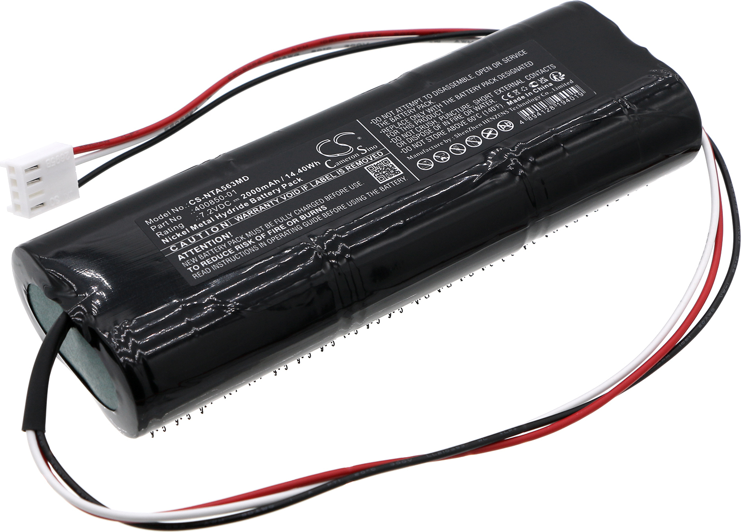 TECHTEK Akku Kompatibel mit [Natus] 56320, 56323, 56328, 56360, 56365, Smart Scale 23, Smart Scale 25, Smart Scale 56320, Smart Scale 56323, Smart Sc 301678-01B