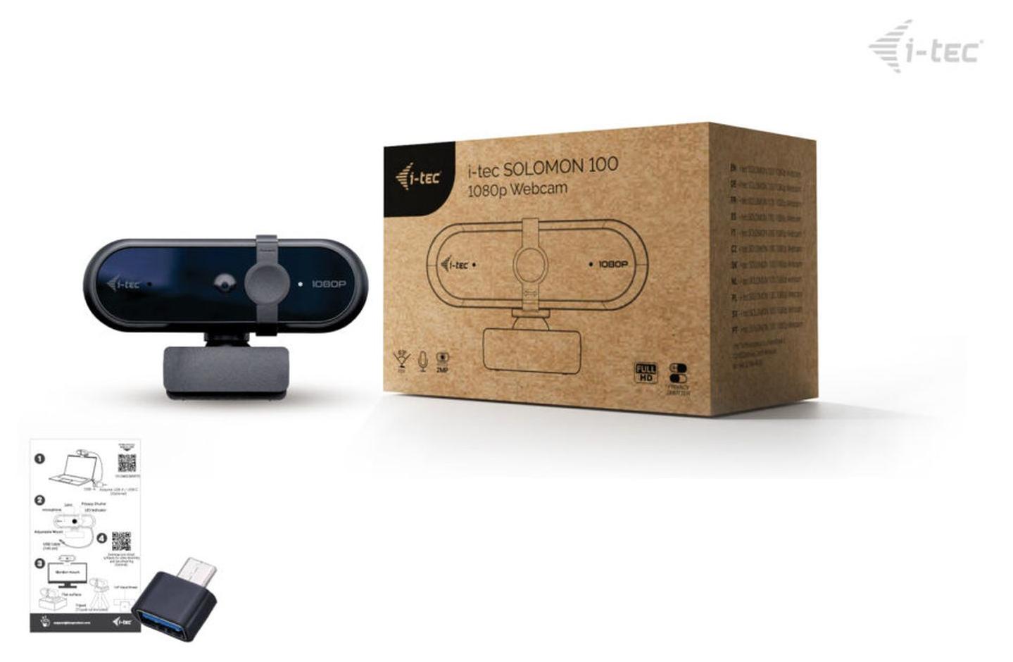 iTEC i-tec SOLOMON 100 1080p Webcam CAMSOLOMONF100
