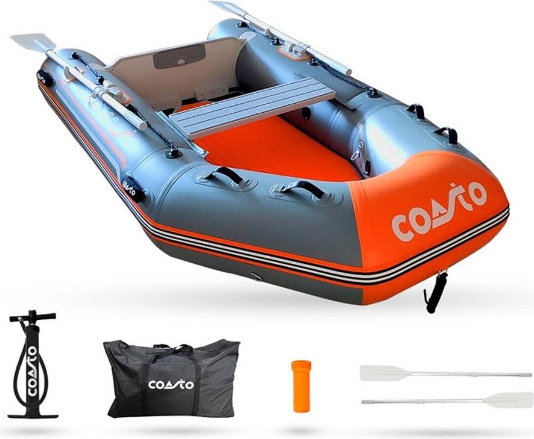 COASTO Schlauchboot mit Dropstitch Boden Dingi Beiboot Motorboot Ruderboot 290cm Boot