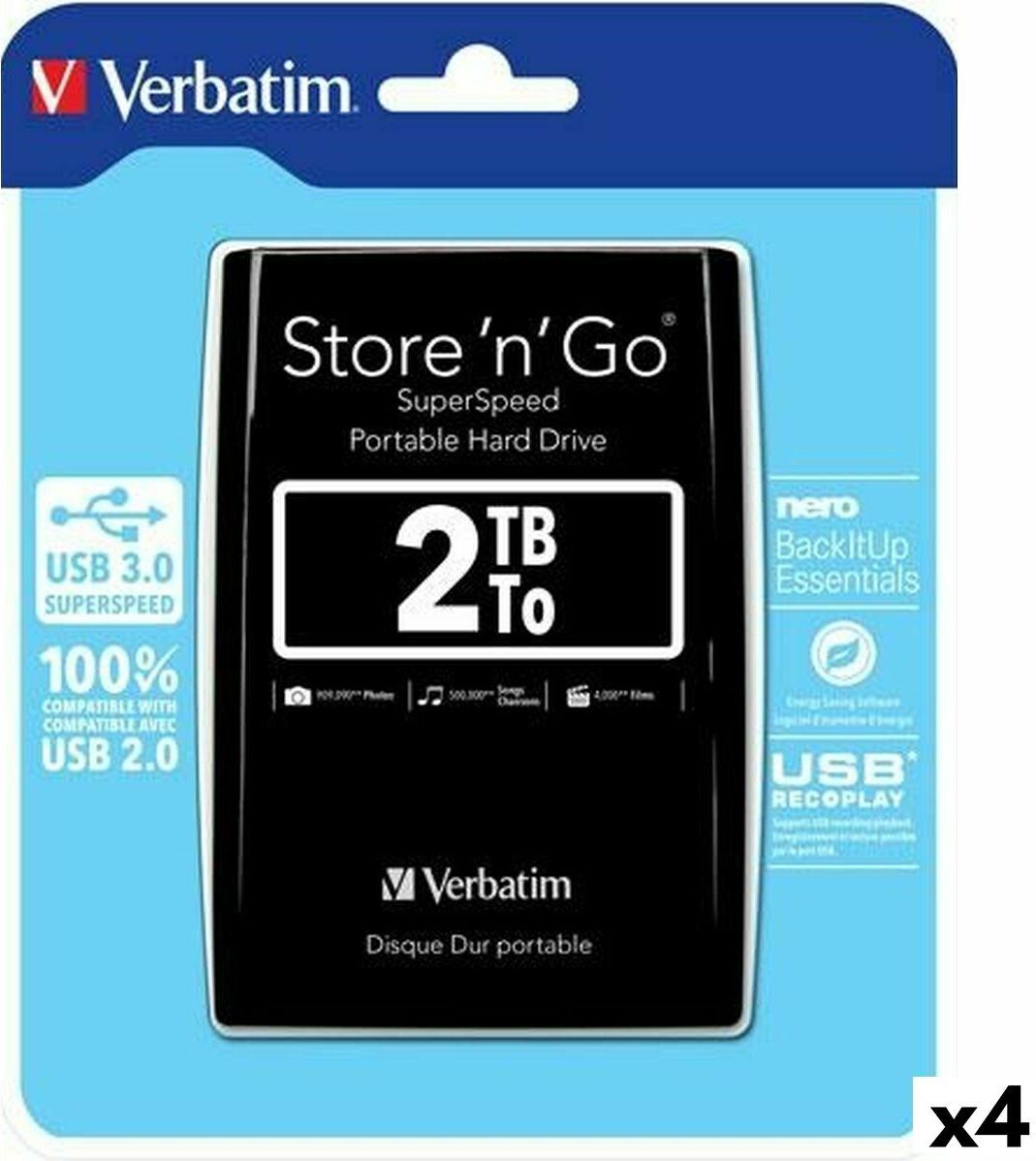 Externe Festplatte Verbatim Store n Go 2 TB