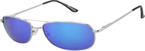 emeco Herren Sport Metall Sonnenbrille Rechteckig Modern Designer Brille 2071 farbe BLAU