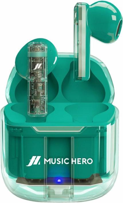 SBS Music Hero, True Wireless Stereo (TWS), Anrufe/Musik, 20 - 20000 Hz, 50 g, Kopfhörer, Cyan MHTWSICYBTA