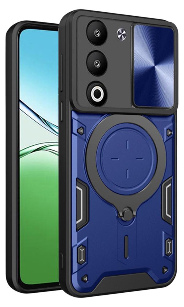 Techsuit - CamGuard Pro Hülle für Oppo A5 4G / A5 5G - blau