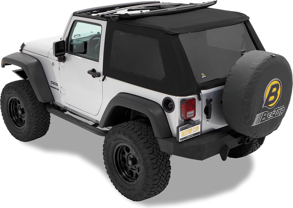 Bestop Ersatz Softtop Trektop NX Black Twill Replace-A-Top JK 07- 59722-17