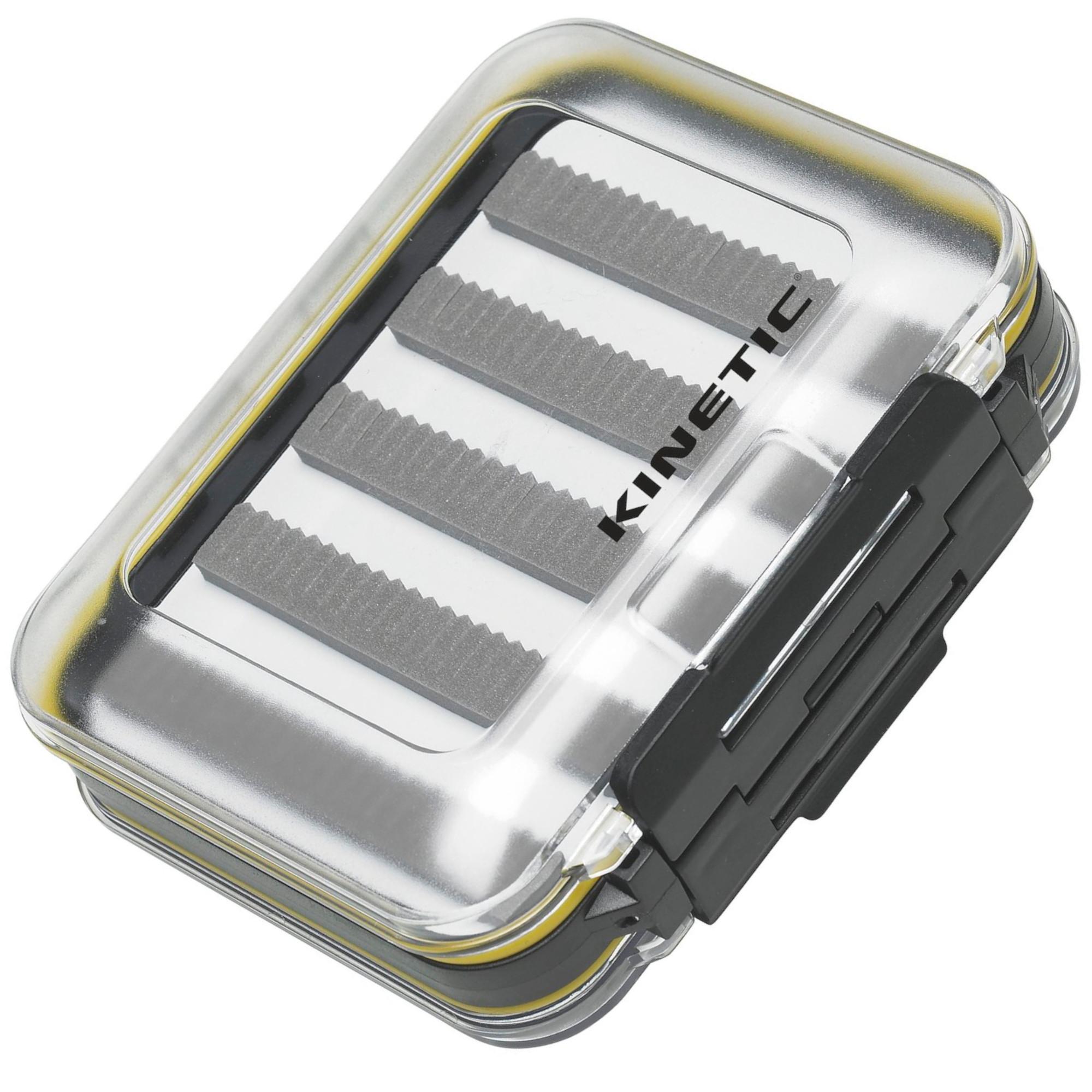 Kinetic Waterproof Fly Box 10.6x7.6x3.4cm Clear - Fliegenbox G126-095-S