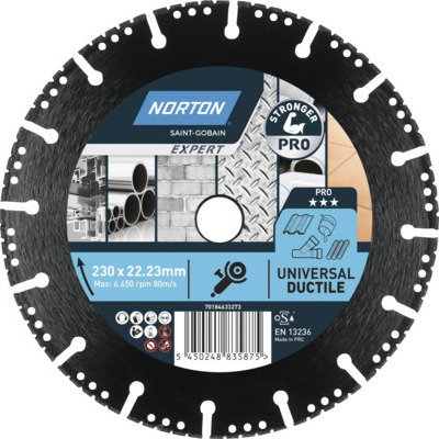 Norton Diamanttrennscheibe Pro EU Ductil Ø 230x22,23mm