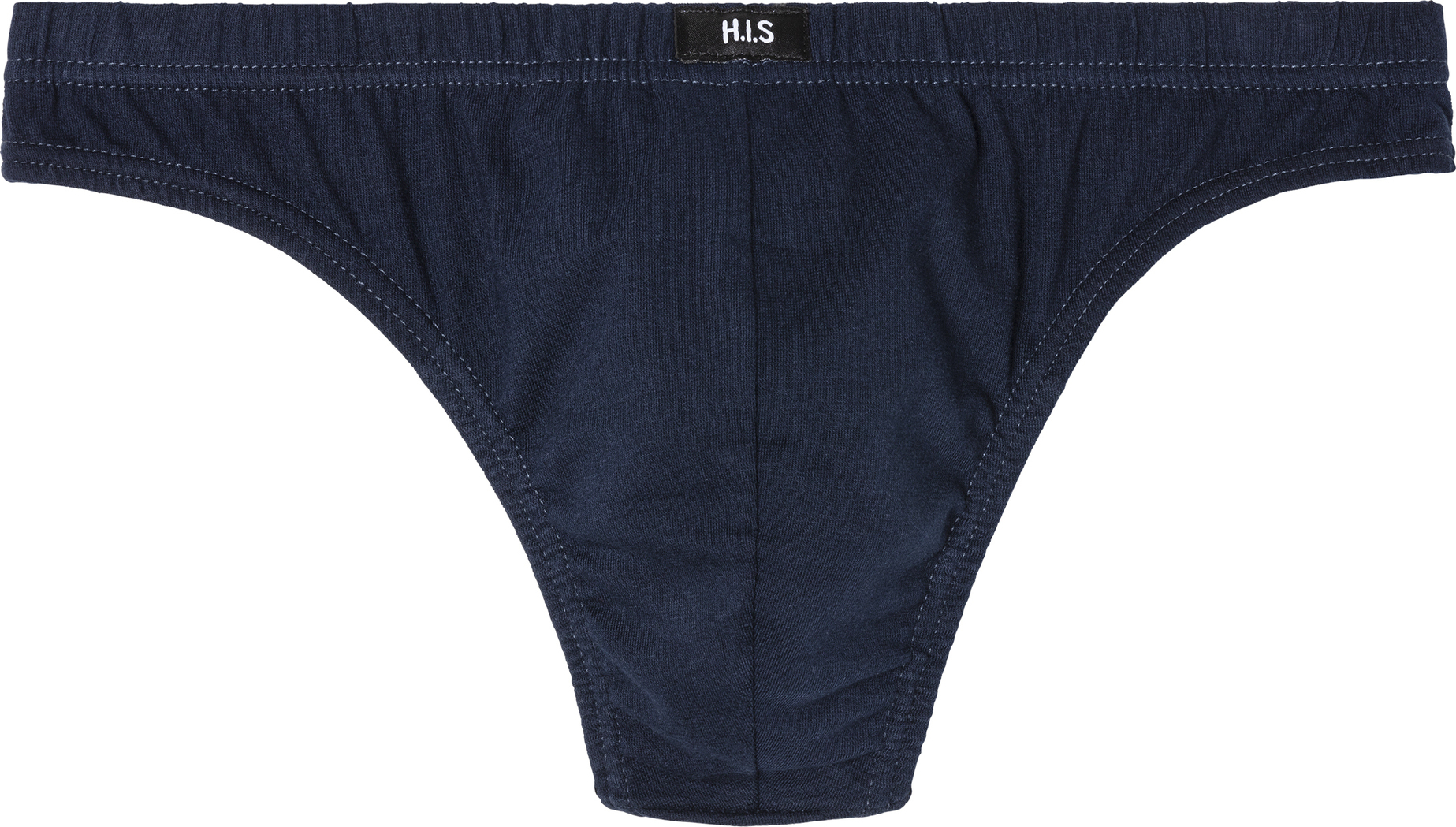H.I.S. String 3 er-Pack marine Größe M Strings