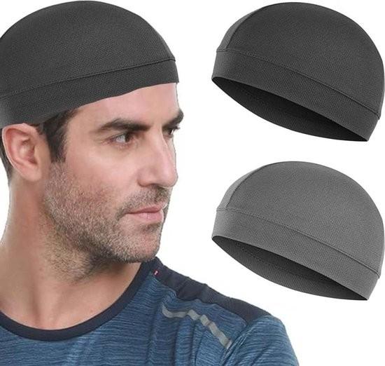 Merkloos 2 Stück dünne Sommermützen - klassische Beanies für Damen und Herren - schwarz. 107515-0