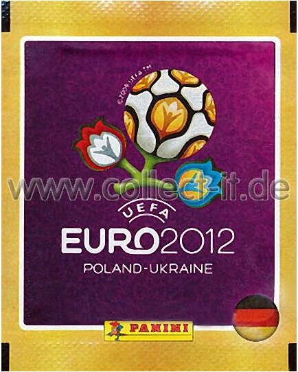 Panini EM 2012 - Sticker - 1 Tüte - Deutsche Ausgabe