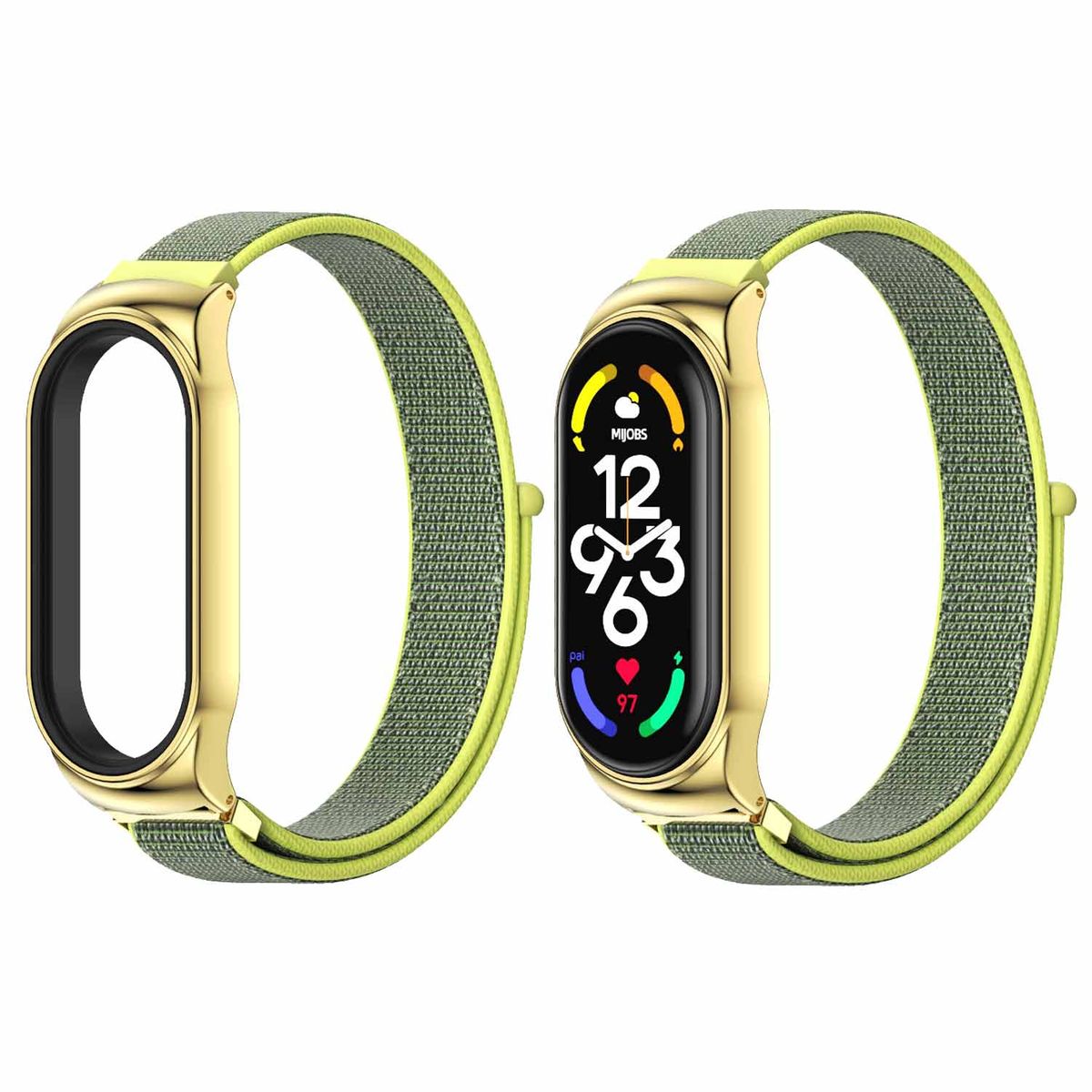 Pre Xiaomi Mi Band 7 / 7 NFC CS Watch Watch Nylonový silikónový remienok Náhradný športový pás na ruku Vzor 17