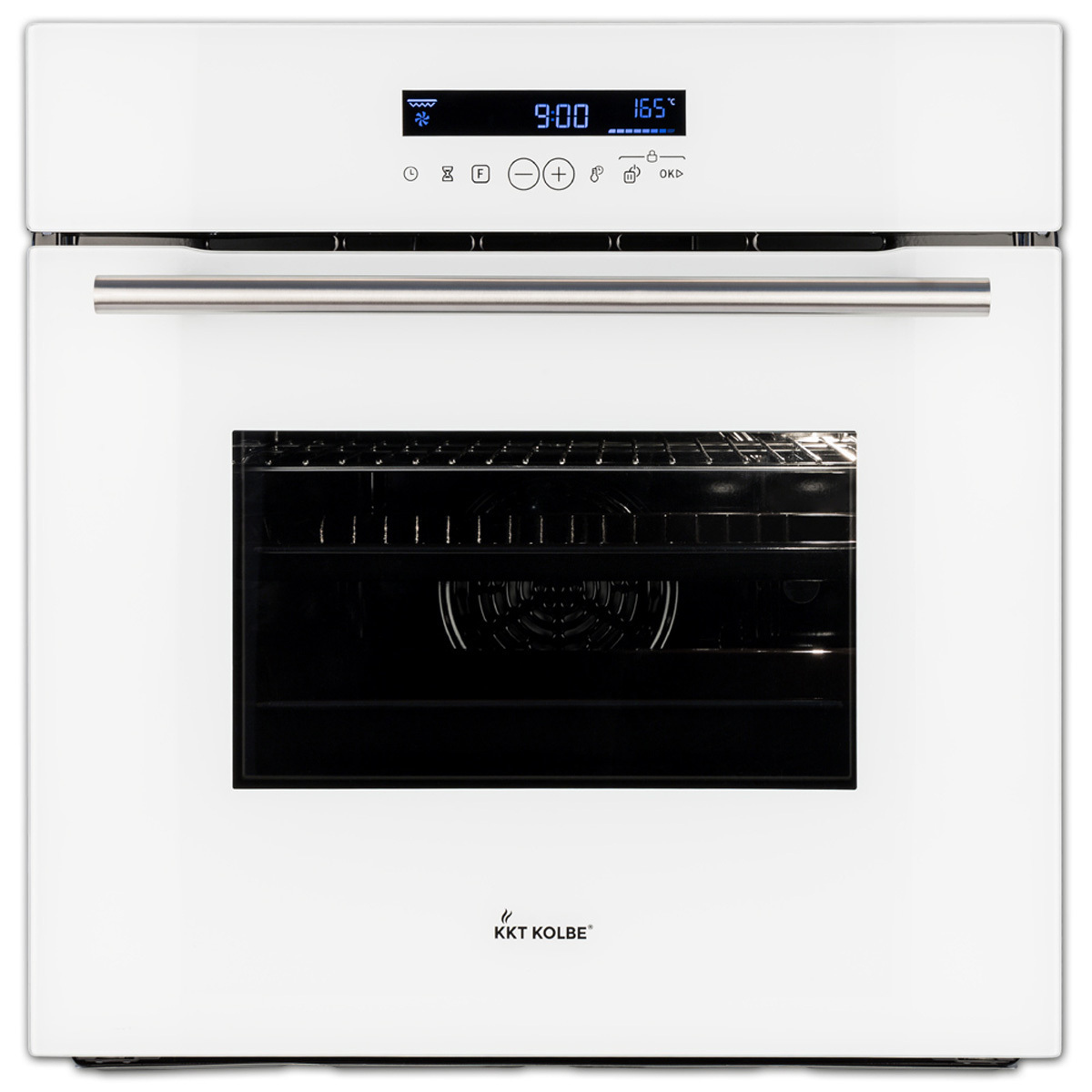 KKT KOLBE Küchentechnik KKT KOLBE Backofen 60 cm weiß | autark | 70L | 3,2kW | Grill | Umluft | Heißluft | Teleskopauszüge | Automatik-Timer | Wärmeschutzverglasung | EB8015W