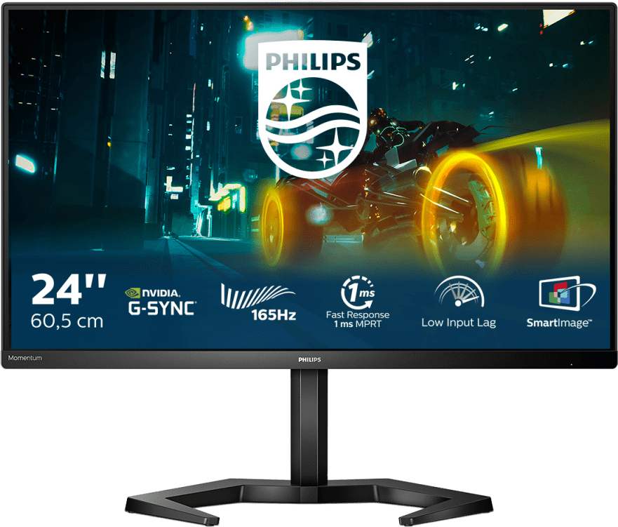 Philips Momentum 24M1N3200ZA/00, 60,5 cm (23.8"), 1920 x 1080 px, Full HD, LED, 4 ms, Čierna