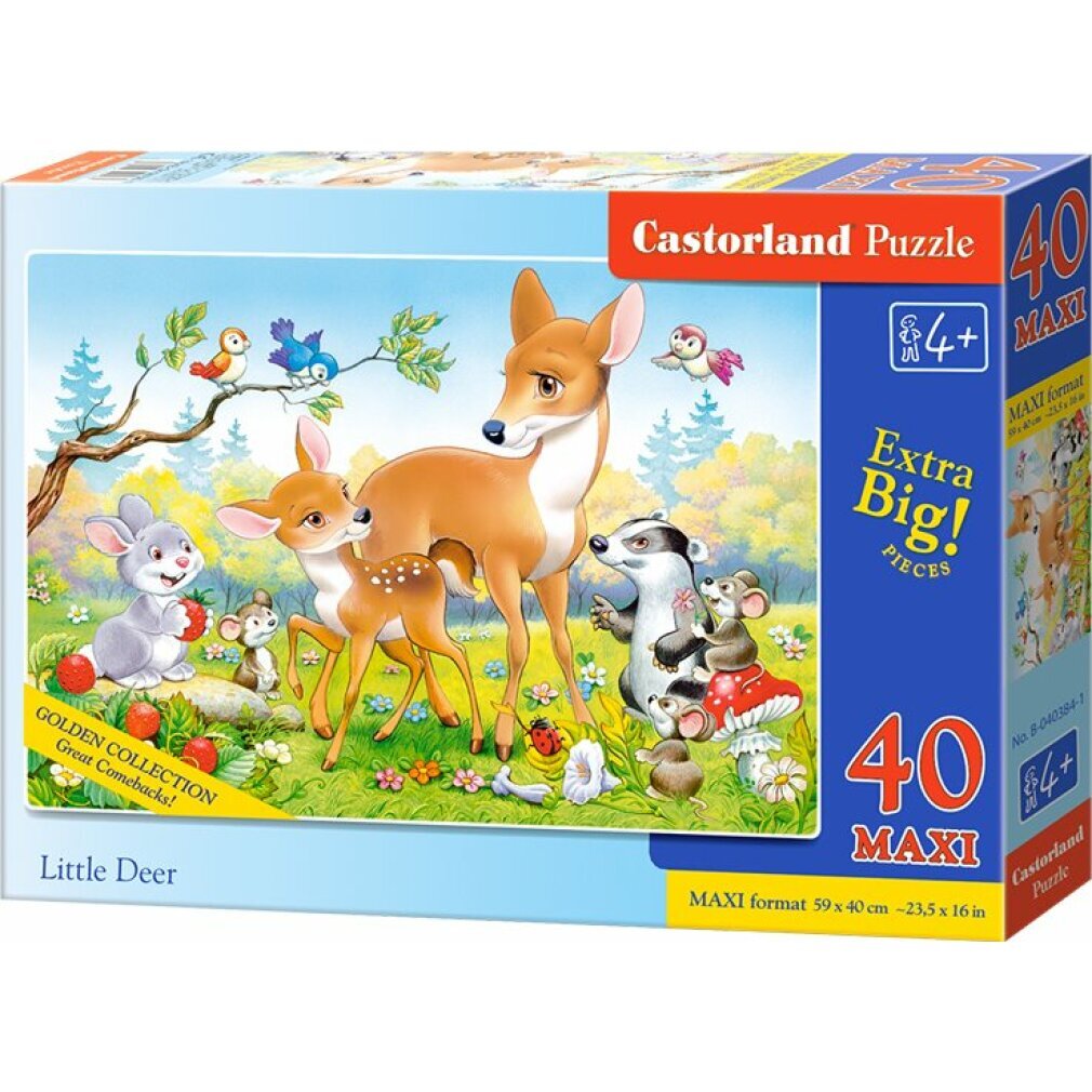 Castorland Puzzle 40 maxi - Kleine Hirsche CASTOR B-040384-1
