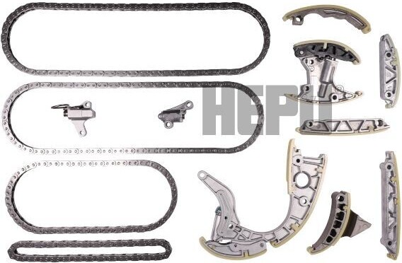HEPU 21-0482 Steuerkettensatz Steuerkette für AUDI Q7 (4LB) A8 (4E2, 4E8)