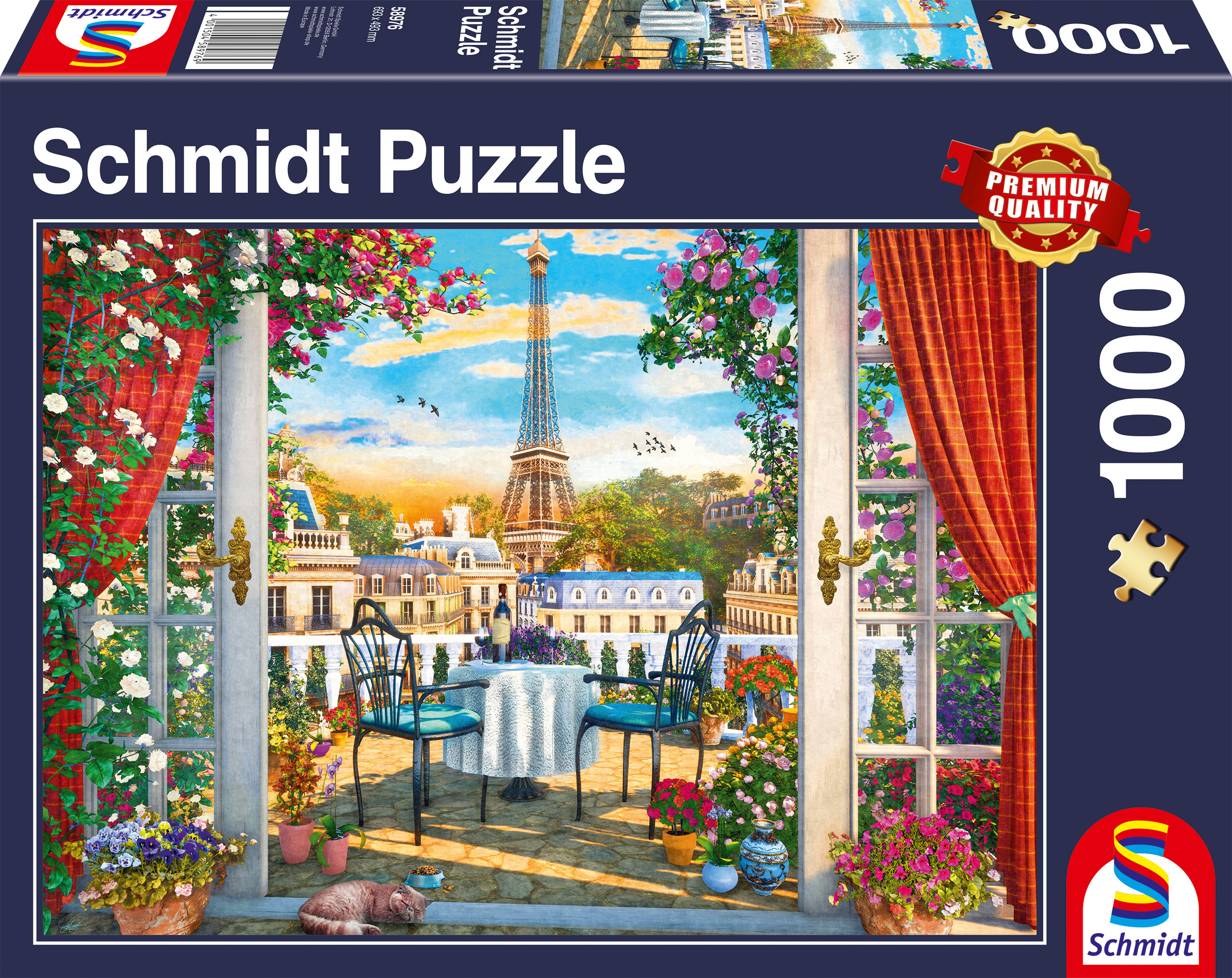 1000 Teile Schmidt Spiele Puzzle Charis Tsevis Paris 59580 