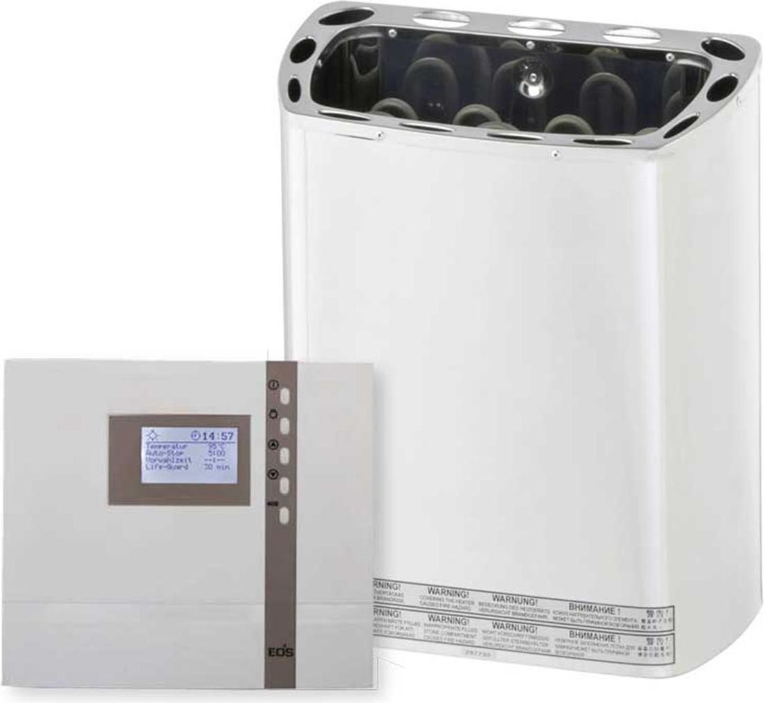 Set Saunaöfen Sawo Mini 3,6 kW mit EOS ECON D4 MN-36NS-Z-ECON-D4