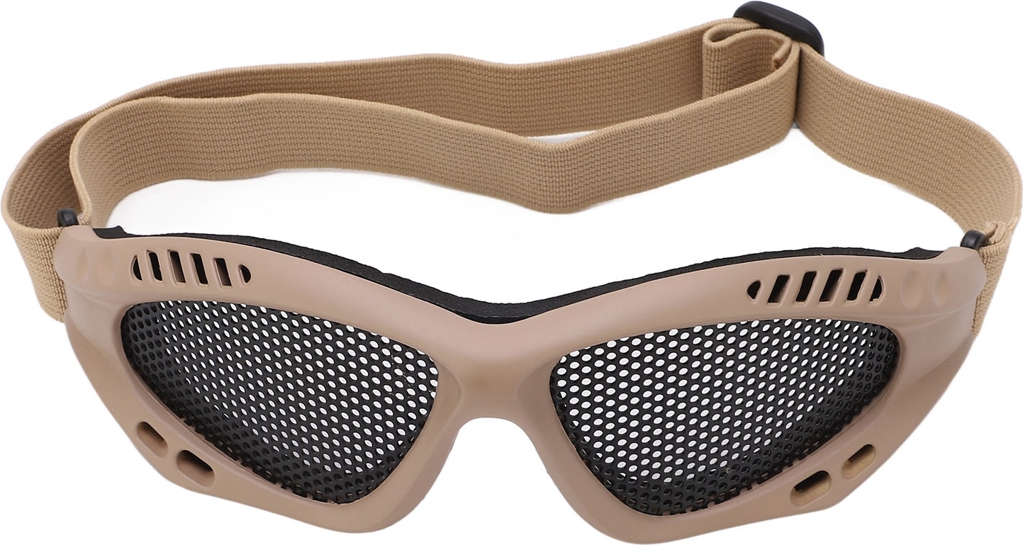 Cocosity Schlagfeste Brillen,Militärbrillen,Schutzbrillen,Sandfeste Brillen,Eisengitterbrillen,Schutzbrillen